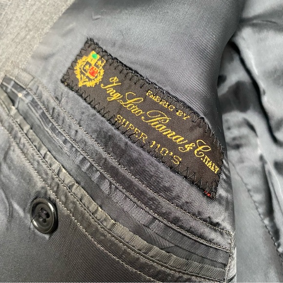 Brooks Brothers Loro Piana Wool Herringbone Blazer - Picture 7 of 16